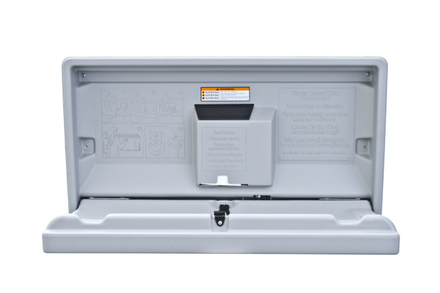HD-AHD100-01 Baby Changing Station - Grey Horizontal